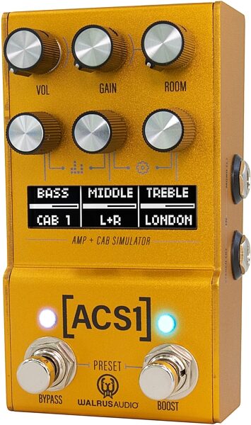 Walrus Audio Mako ACS1 MKII Amp Cabinet Simulator Pedal, New, Action Position Back