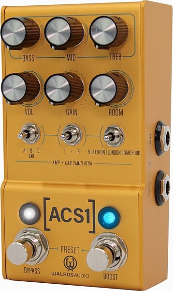 Walrus Audio MAKO Series ACS1 Amp and Cabinet Simulator, New, Action Position Side