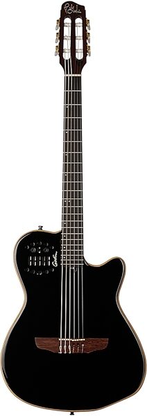 Godin ACS SA Slim Acoustic-Electric Classical Guitar with Synth Access (with Gig Bag), Black