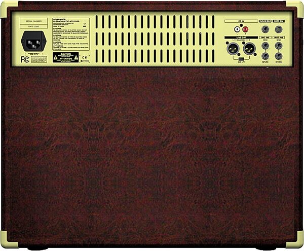 Behringer ACX1800 Ultracoustic Acoustic Guitar Amplifier (180 Watts, 2x8"), Rear