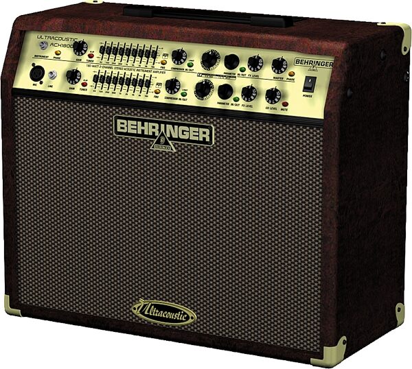 Behringer ACX1800 Ultracoustic Acoustic Guitar Amplifier (180 Watts, 2x8"), Angle