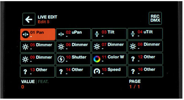 ADJ WMX1 MK2 Wolfmix Lighting Controller, New, Action Position Back