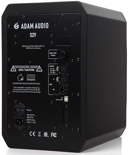 ADAM Audio S2V Active Nearfield Studio Monitor, New, Alt