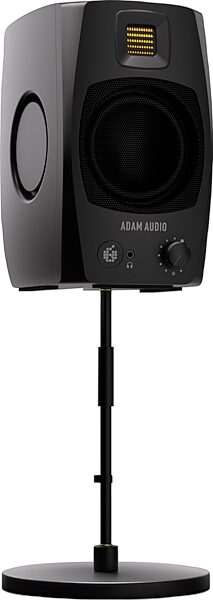 ADAM Audio D3V Active Desktop Studio Monitors, Black, Pair, Action Position Back