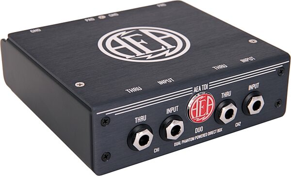 AEA TDI Duo Phantom-Powered Stereo DI Direct Box, New, Action Position Back