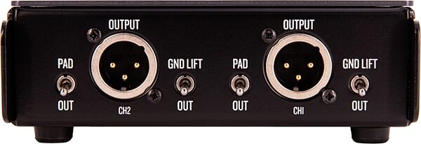 AEA TDI Duo Phantom-Powered Stereo DI Direct Box, New, Action Position Back