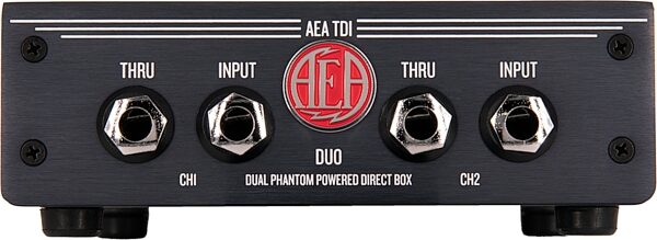 AEA TDI Duo Phantom-Powered Stereo DI Direct Box, New, Action Position Back