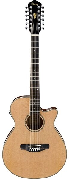 Ibanez AEG1812II Acoustic-Electric Guitar, 12-String, Main
