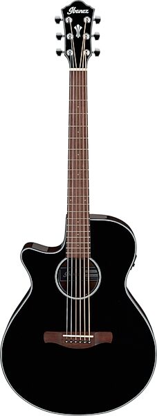 Ibanez AEG50L Acoustic-Electric Guitar, Left-Handed, Black, Main