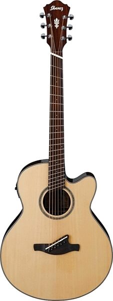Ibanez AELFF10 Multi-Scale Acoustic-Electric Guitar, Natural