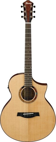 Ibanez AEW120BG Exotic Wood Bubinga Acoustic-Electric Guitar, Natural