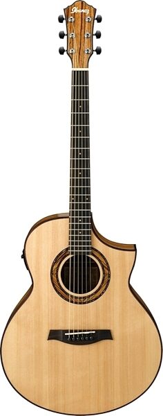 Ibanez AEW23ZW Zebrawood Acoustic-Electric Guitar, Main