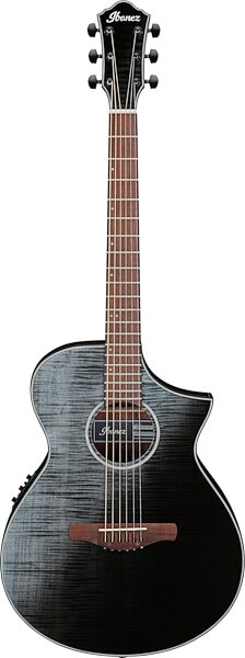 Ibanez AEWC32FM Acoustic-Electric Guitar, Black Sunset Fade, Scratch and Dent, Main