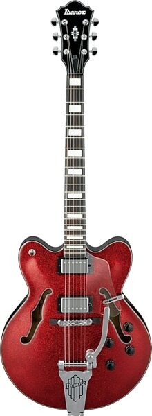Ibanez AFD75T Artcore Electric Guitar, Red Sparkle