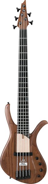 Ibanez Affirma Premium AFR5 Walnut Electric Bass, 5-String, (with Case), Main