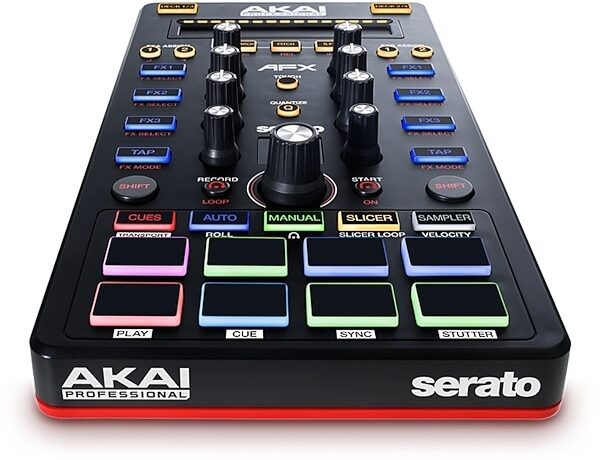 Akai AFX DJ Controller for Serato, Front