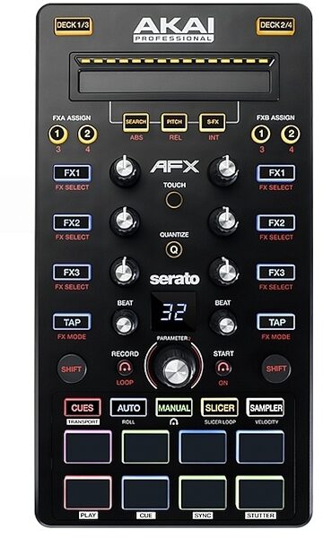 Akai AFX DJ Controller for Serato, Top