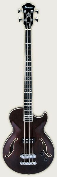 Ibanez AGB140 Artcore Semi-Hollowbody Electric Bass, Transparent Brown