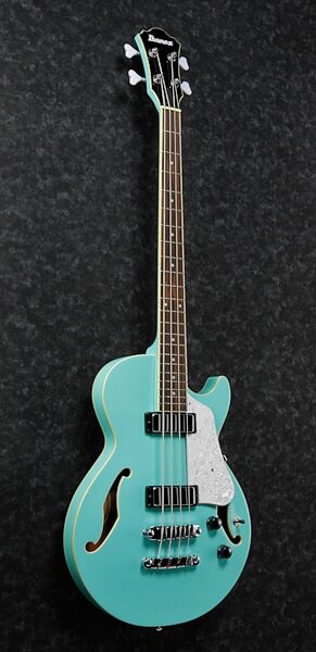 Ibanez AGB260 Artcore Semi-Hollowbody Electric Bass, Angled Side