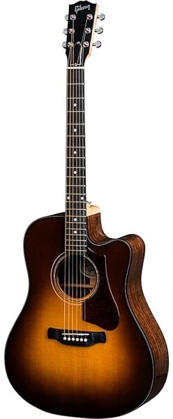 Gibson 2018 Hummingbird Walnut AG Cutaway Acoustic-Electric Guitar (with Case), Main