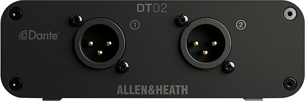 Allen and Heath DT02 Dante to XLR Output Interface, Action Position Back