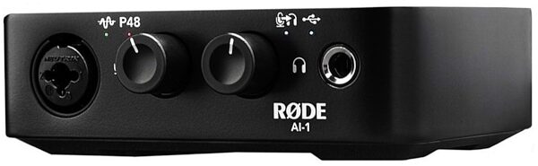 Rode Complete Studio Kit with NT1 Microphone and AI-1 USB Audio Interface, Blemished, Interface Angle