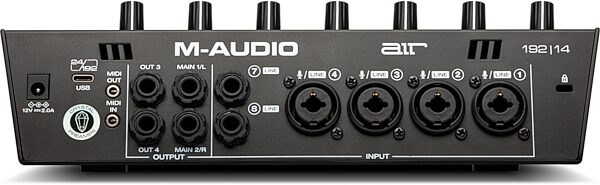 M-Audio AIR 192|14 USB Audio Interface, New, Action Position Back