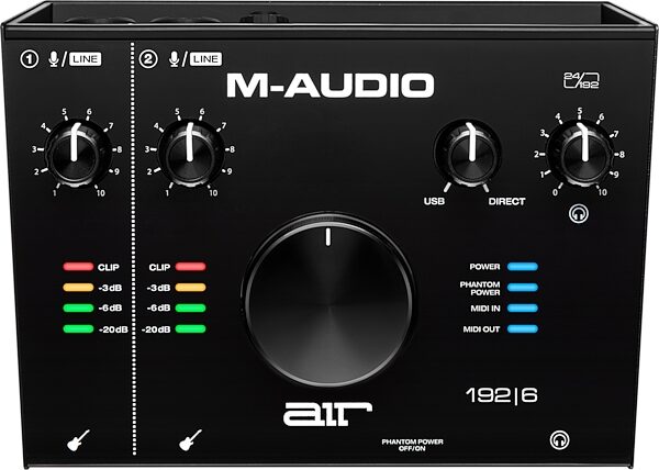 M-Audio AIR 192|6 USB Audio Interface, New, Action Position Back