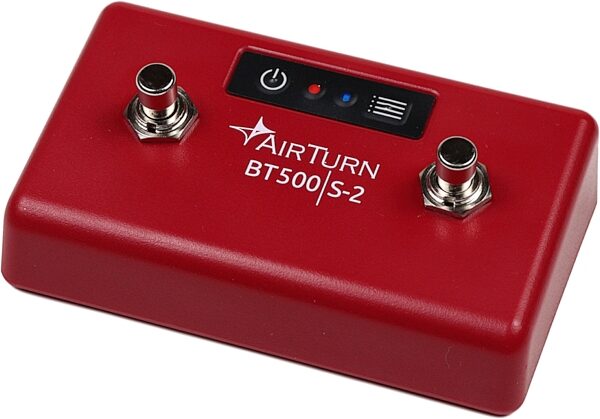 AirTurn BT500S-2 Two-Pedal Wireless Controller, New, Action Position Back