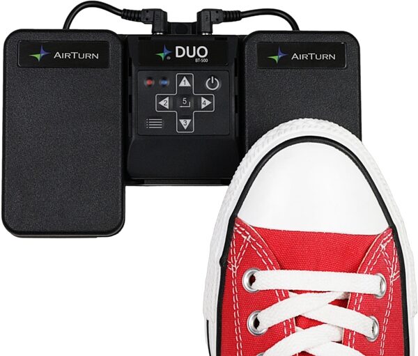 AirTurn DUO 500 Dual Wireless Bluetooth Controller, New, In Use