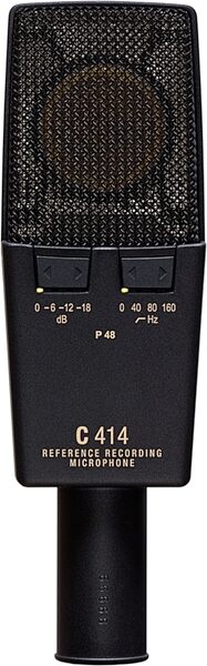 AKG C 414 XL II 9-Pattern Condenser Microphone, Single, Rear