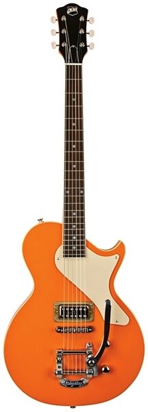 AXL USA Bel Air Electric Guitar, Orange Sparkle