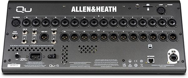 Allen and Heath Qu-5 32-Channel Digital Mixer, New, Action Position Back