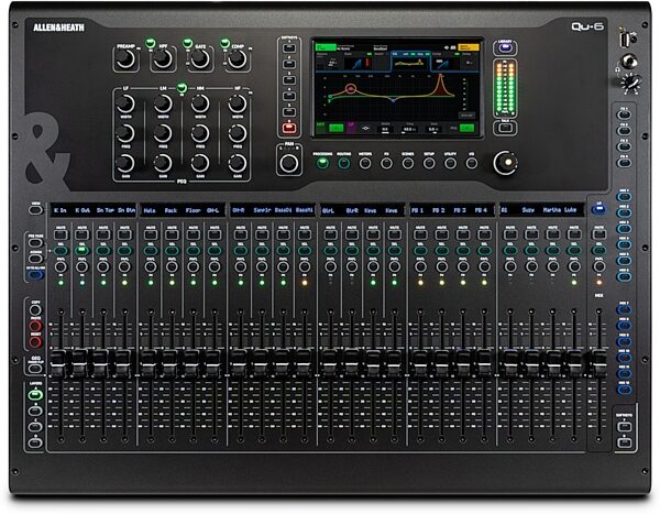 Allen and Heath Qu-6 32-Channel Digital Mixer, New, Action Position Back