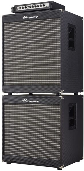 Ampeg Portaflex PF-800 Head with 4x10 and 1x15 Cabinets Bass Amplifier Stack, Right