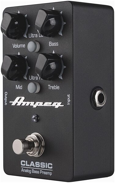 Ampeg Classic Analog Bass Preamp Pedal, New, Alt
