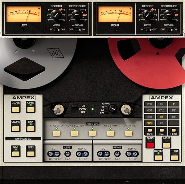 Universal Audio UAD Ampex ATR-102 Tape Recorder Plug-in Software and LUNA Extension, Digital Download, Action Position Back