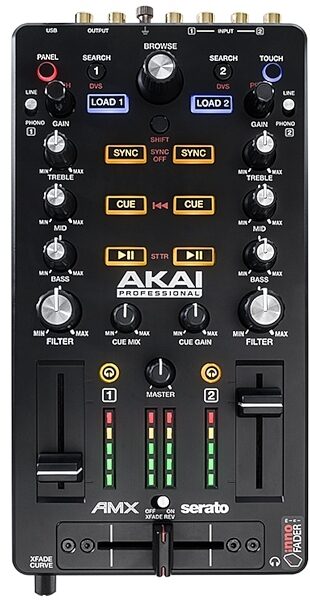 Akai AMX DJ Controller for Serato, Top