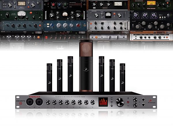 Antelope Audio Discrete 8 Audio Interface with Edge Duo & Verge Modeling Microphones Bundle, Main