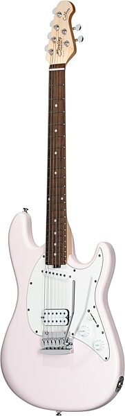 Sterling by Music Man Cutlass CTSS30HS Electric Guitar, Pink, Angled Front