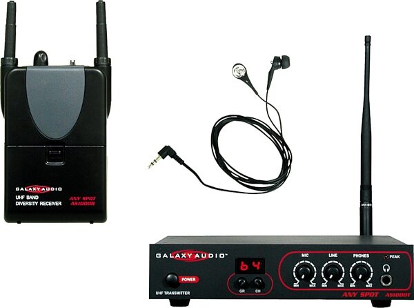 Galaxy Audio AS1000 Any Spot Wireless Personal Monitor, Main