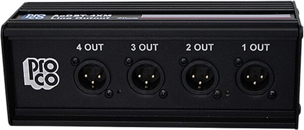 Pro Co AODST-4XM Dante 4-Channel Output Box, Alt1