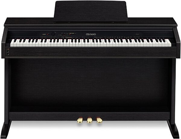 Casio AP-265 Celviano Digital Piano (with Bench), Black, AP-265BK, with Bench, Action Position Back
