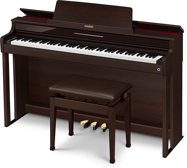 Casio Celviano AP-550 Digital Piano, Brown, AP-550BN, Main