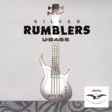Kala AQ-UBASS-RMBL Aquila Silver Rumblers U-BASS Strings, Main