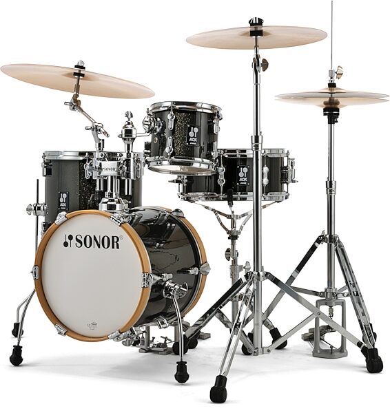 Sonor AQX Micro Drum Shell Kit, 4-Piece, Action Position Back
