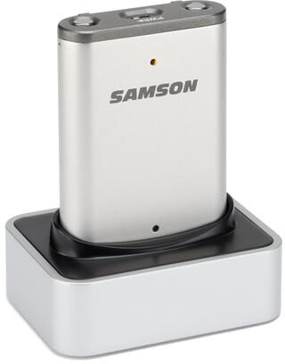 Samson AirLine Micro Earset Wireless System, Band K2, On Dock