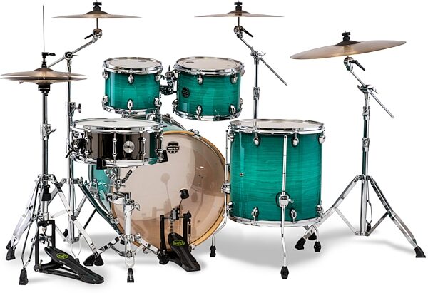 Mapex Armory Rock Drum Shell Kit, 5-Piece, Jade Stone Burst, Action Position Back