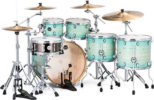 Mapex Armory Studioease Fast Drum Shell Kit, 6-Piece, Ultramarine Gloss, Action Position Back