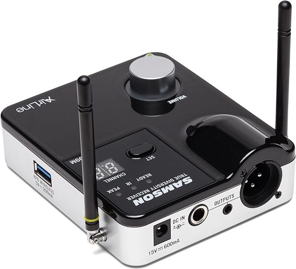 Samson AirLine Micro ESm Earset Wireless Microphone System, Band K (477-492 MHz), Receiver